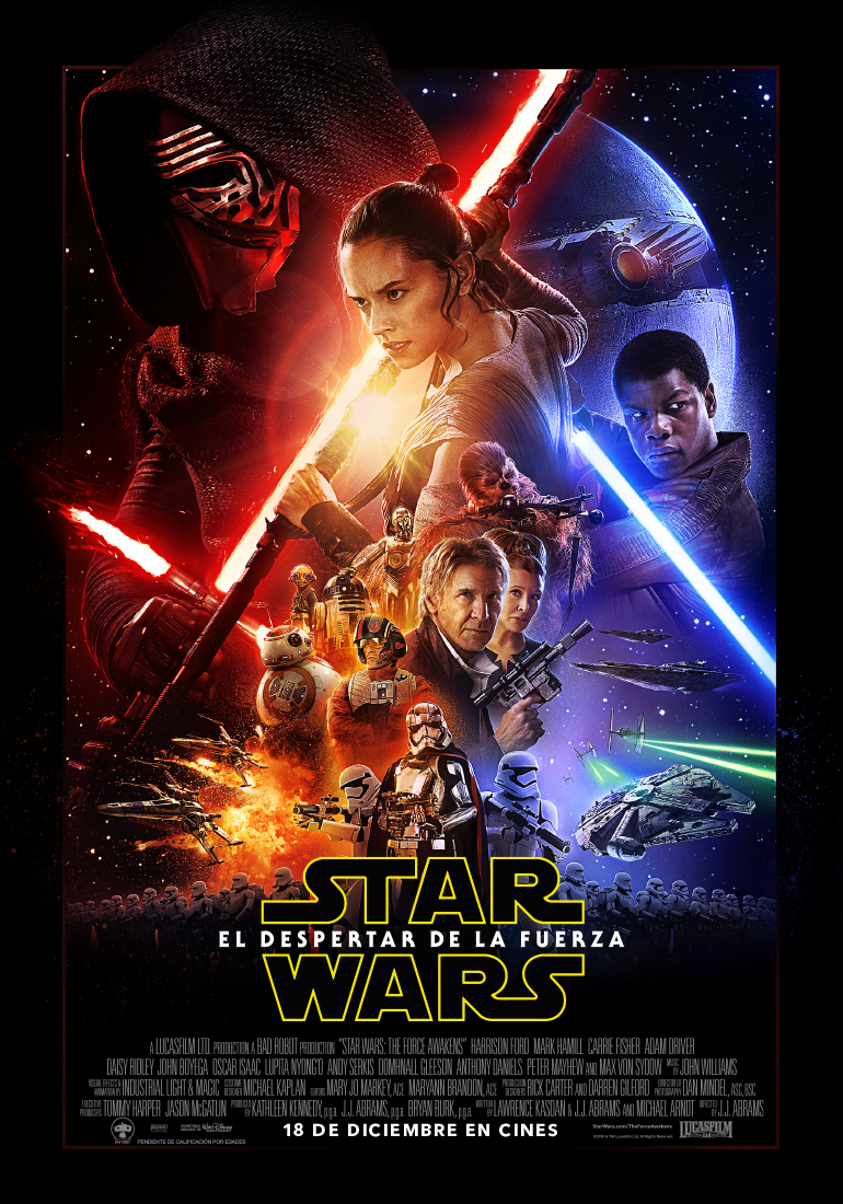 Star Wars El despertar de la fuerza poster