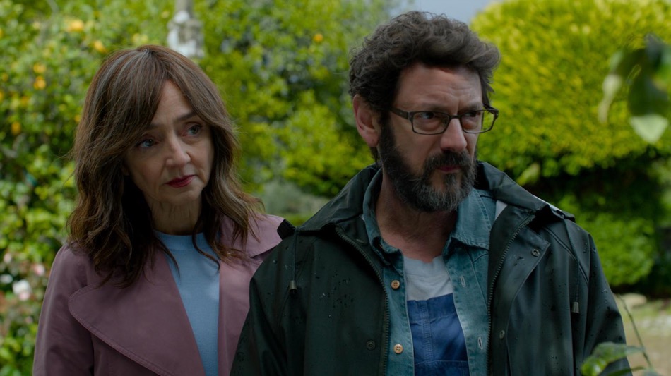 Escena de Una quinta portuguesa con Manolo Solo y María de Medeiros